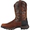 Durango Men's Western Boot, 7 W, Leather, 11 in H, Tobacco DDB0204 - alternate 3